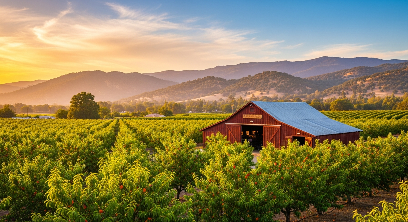Scenic view of Newcastle, California